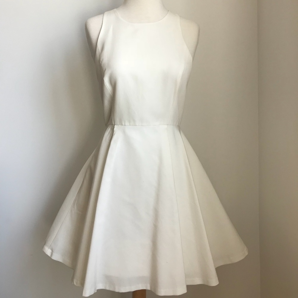 Alice + Olivia White Mini Dress